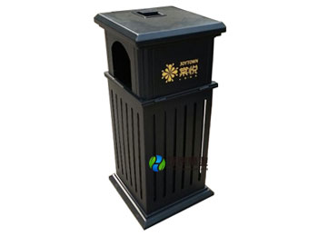 歐式戶外鋼制垃圾桶HT-GZ4291,新款,室內,鋼制,垃圾桶,HT-SN142,